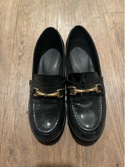 Black Loafers Size 7 Women