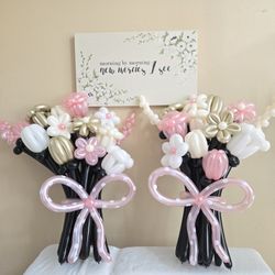 flower balloon bouquet