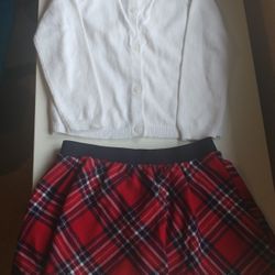 Toddler Girls Skirt And Sweater