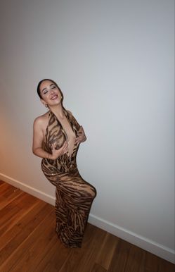 Animal Print Dress