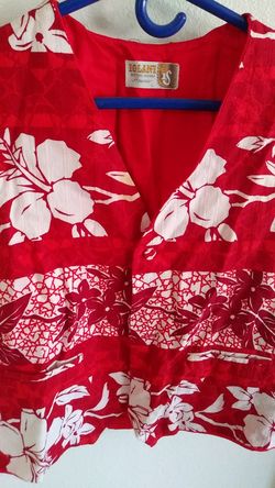 Large size men's Hawaiian vest