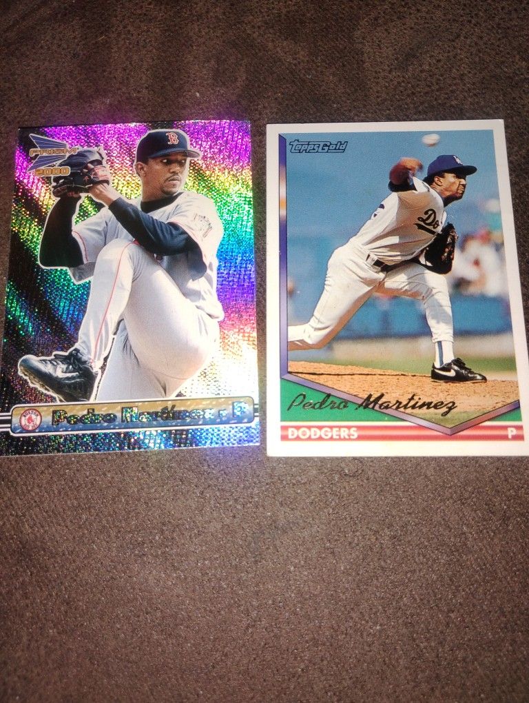 Lot Of 2 Pedro Martinez Baseball Cards 