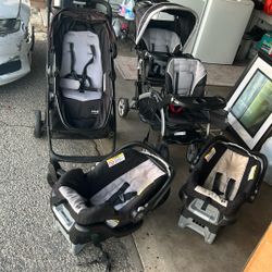 Double Stroller , Single Stroller , And Car Seats 