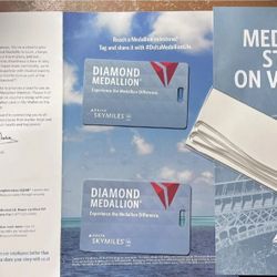 Delta Diamond Medallion Luggage Tag
