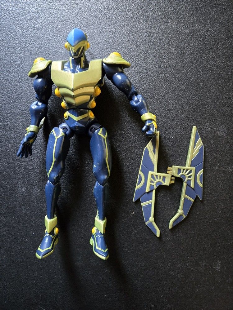 Rare Mattel 2005 Yu-Gi-Oh! GX 360 Joynt E-Hero Sparkman figure *Read Description