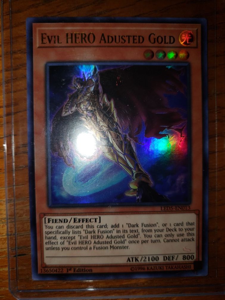 Yugioh evil hero adusted gold