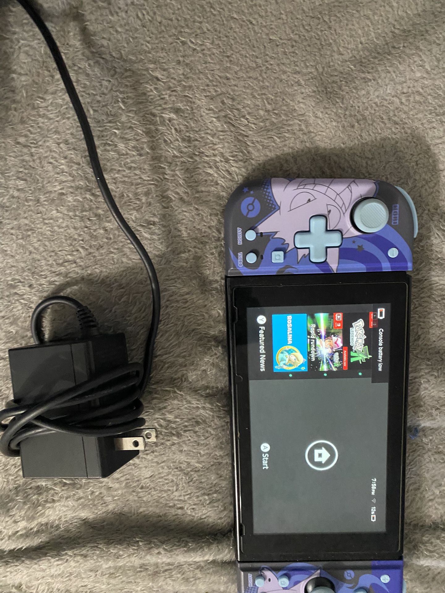 Nintendo Switch Switch And Charger 