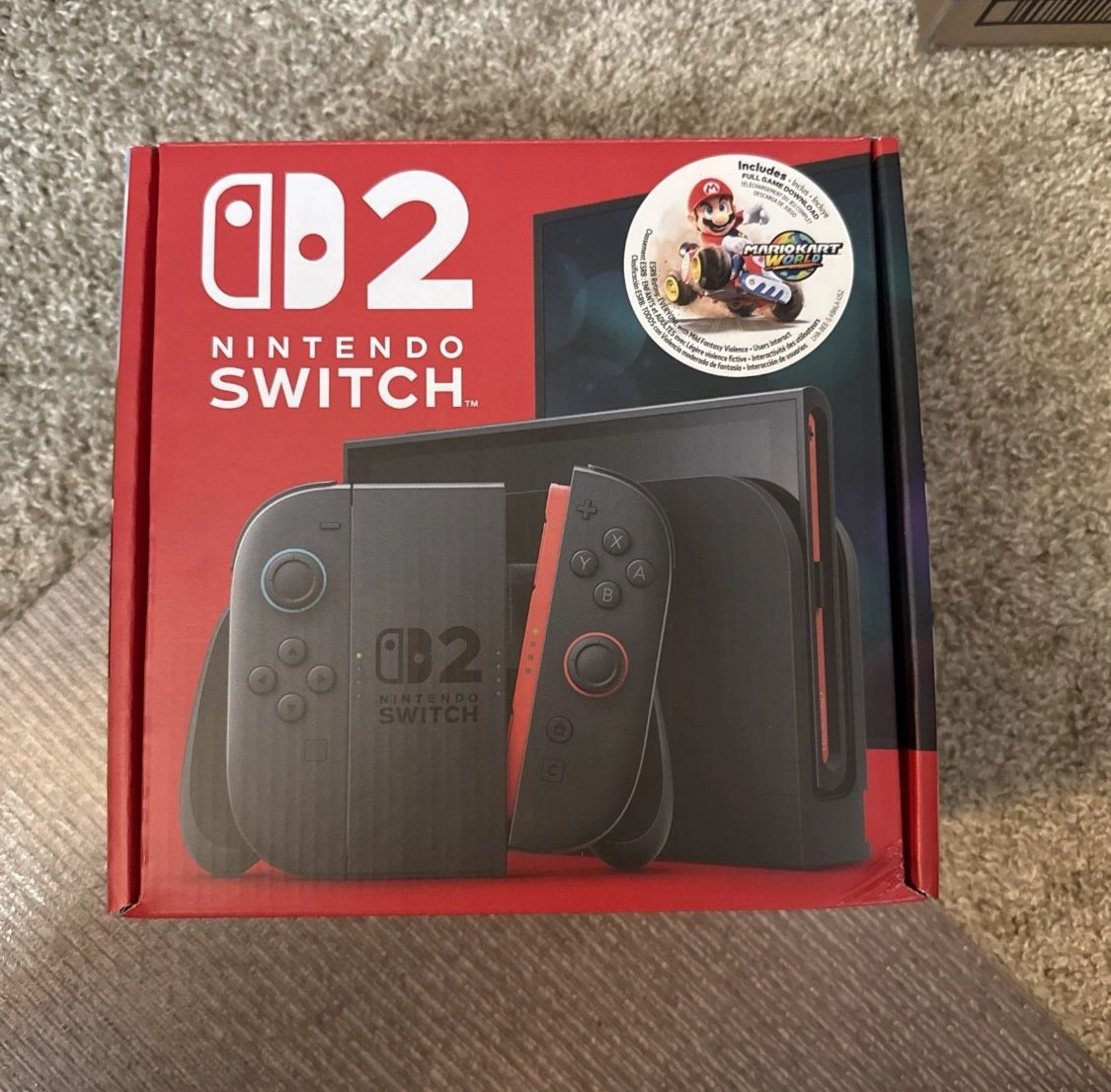 Nintendo Switch 2 + Mario Kart World Bundle and 12 Month Expansion Pack