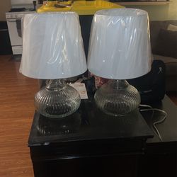 A Set Of 2 Lamps