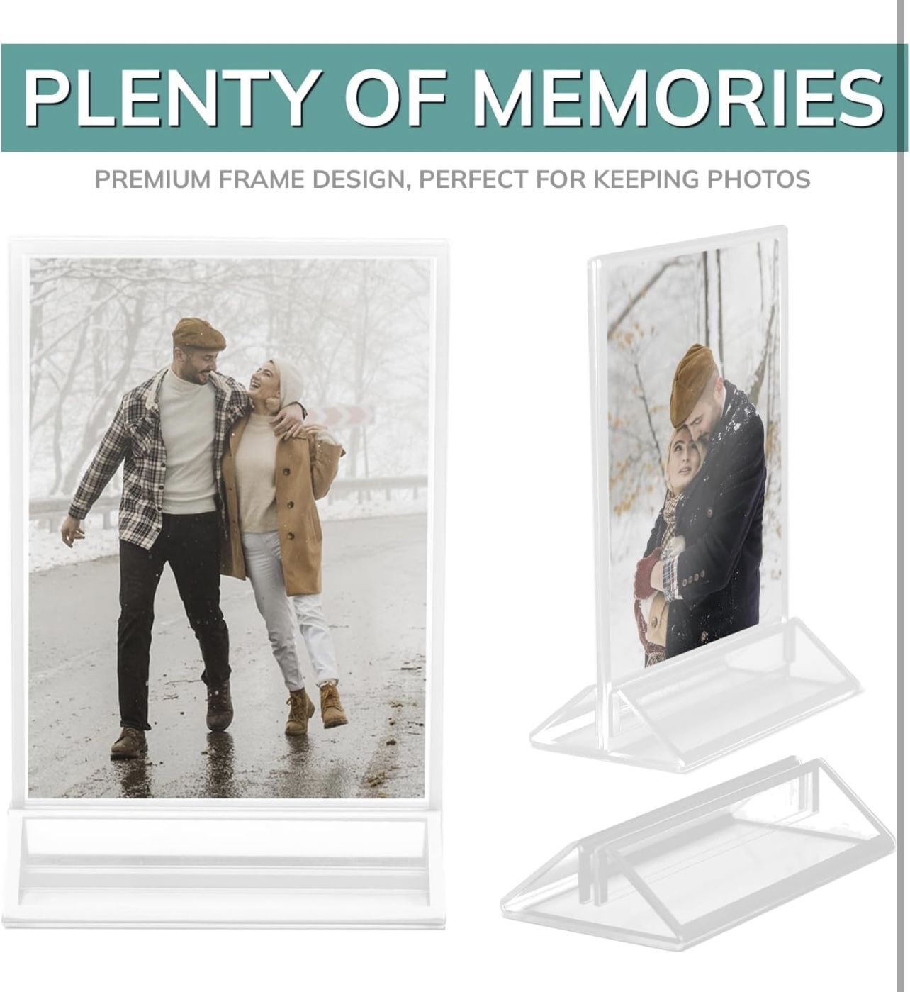 4 x 6 Clear Acrylic Sign Holder 6 Pack