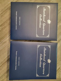 Postal Commemorative Society Complete 112 BU Statehood Quarters Set + Stamps