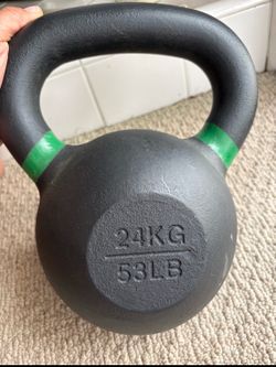 53 pounds kettlebell. In like new condition