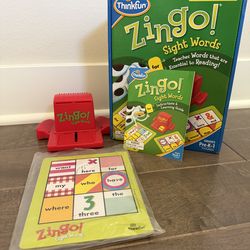 Zingo Sight Words Game