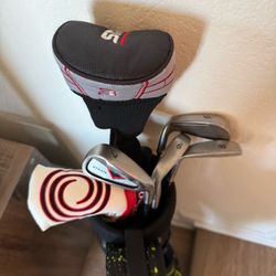 Golf Club Set with Bag and Headcovers