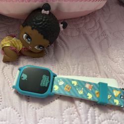 bratz doll and animal crossing watch 