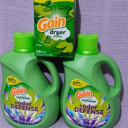 Gain Softener & Gain Dryer Sheets 