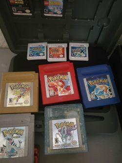 Pokemon gamboy & DS games