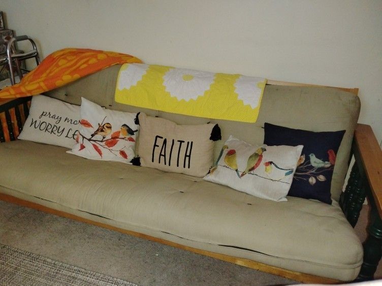 Futon. I don't have room for It anymore. 