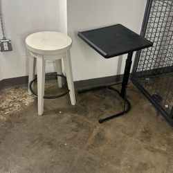 $5 Stool And Art Table