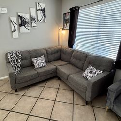 GRAY SECTIONAL 