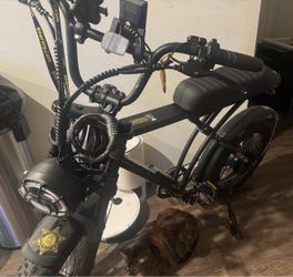 E Bike 48V Fat-Tire Electric Bike — Only 46 Miles