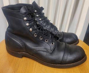Red Wing Iron Ranger 8084 black Leather combat Boots Mens Sz 10.5