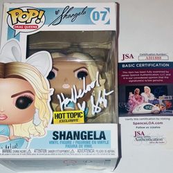 SHANGELA SIGNED AUTOGRAPHED DRAG QUEENS FUNKO POP #07 RU PAUL STAR JSA COA RARE!