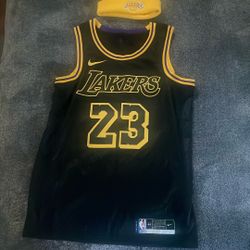 Lakers Team Jersey (Lebron James) Included With A Lakers Beanie