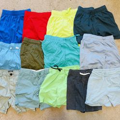 13 Pack Assorted Small Size 6-7 Boy’s Shorts; Multiple Colors & Brands