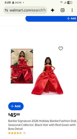 2026 HOLIDAY BARBIE (new)