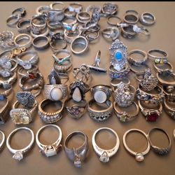 2,400+ grams of Sterling Silver Jewelry Lot