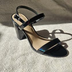 Size 8 Iridescent Navy BP Heels 