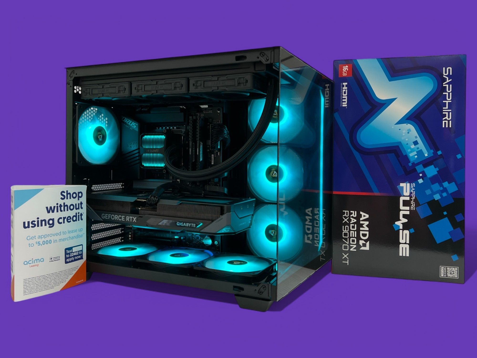 π¦FOX 102 π¦ CUSTOM GAMING PC | RIG | DESKTOP | AMD RYZEN 9-9900X | READON RX 9070 | 32 GB DDR5 RAM | 1 TB SSD | WIN 11.