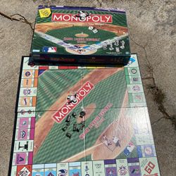 1999 Parker Brothers Major League Baseball Edition Monopoly Board Game 