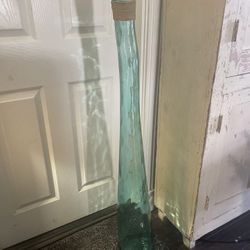 Tall Glass Base Or Decor