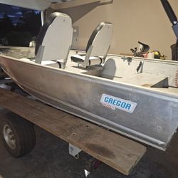 Gregor 12ft Welded Aluminum Boat 