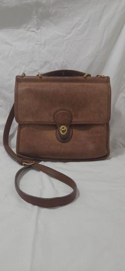 Vintage Coach Willis Bag 9927 Tan Leather