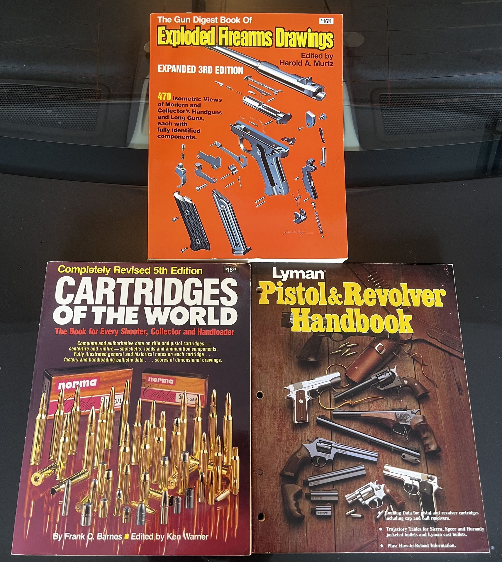 Firearm Collector Reference Set – Drawings, Cartridges, Handguns