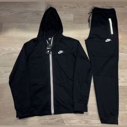 Men Black Nike Sweatsuit 3x 