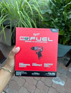 Milwaukee M12 FUEL 12V Lithium-Ion Brushless Cordless 1/2 in. Hammer Drill (Tool-Only)