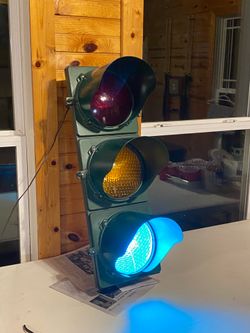 Retired traffic signal light
