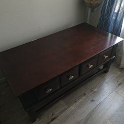 Dark brown/cherry coffee table