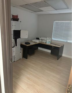L shape desk
