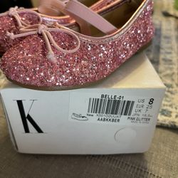 Pink Glitter Shoe