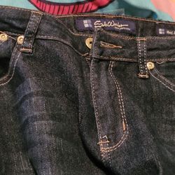 Womens Salt Works Nyc medium rise boot cut jeans size 10P