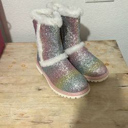 Dolce Vita Rainbow Glitter Size 3 Winter Boots