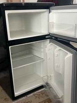 Double door, mini fridge Double door, mini fridge