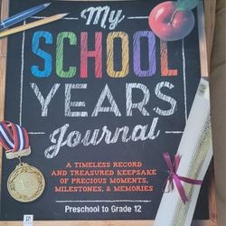 School Year Journal With Photo Frame
