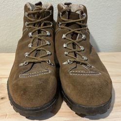 Vintage Raichle Leather Hiking Boots, Men’s Size 9
