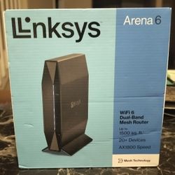 linksys Area 6 E7350 wifi 6 dual band mesh router AX1800  (OPEN BOX) 